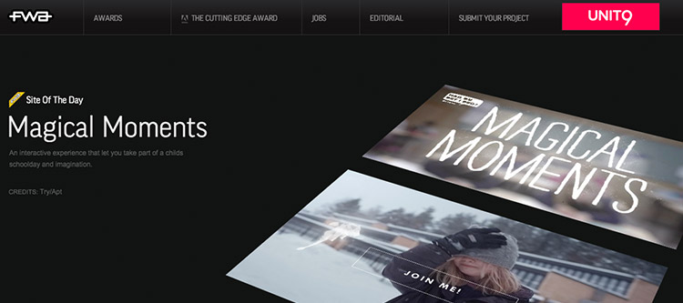 FWA - Favourite Website Awards