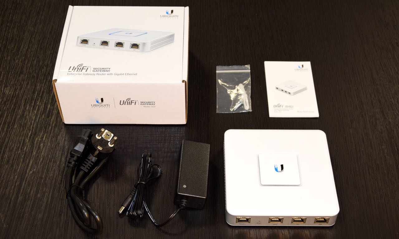 Ubiquiti USG Lieferumfang